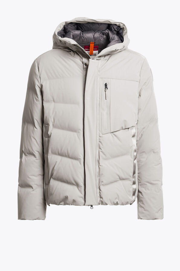 Parajumpers TAIGA - HOODED JACKET MID GREY 26WMPMJKSS01P410137