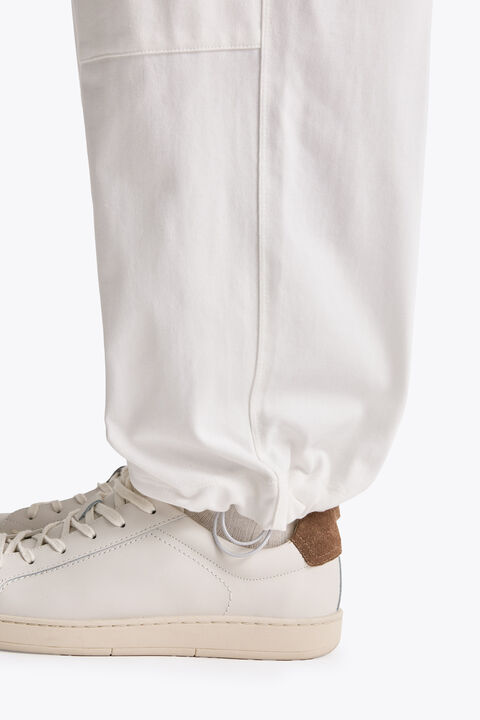 Parajumpers DUFET - LONG PANTS WHITE 26WMPMPAJC04P150501