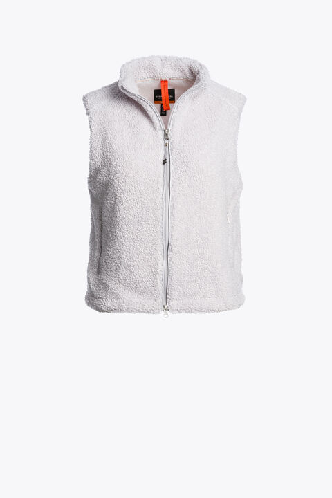 Parajumpers VENUS - FULL-ZIP VEST PEARL GREY 25WMPWFLPF34PC10118