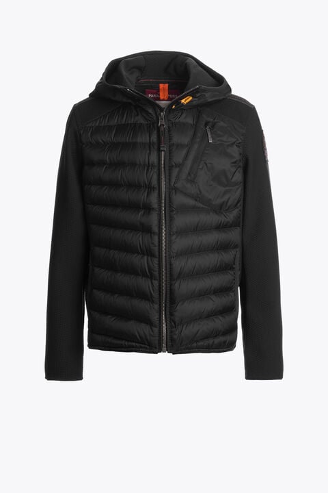 Parajumpers NOLAN - HYBRID JACKET BLACK 26SMPBHYWU62PBD0541