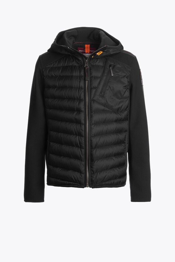 Parajumpers NOLAN - HYBRID JACKET BLACK 26SMPBHYWU62PBD0541