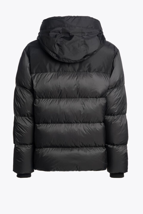 Parajumpers TYRIK - HOODED JACKET BLACK 25WMPMPUEN02P180541