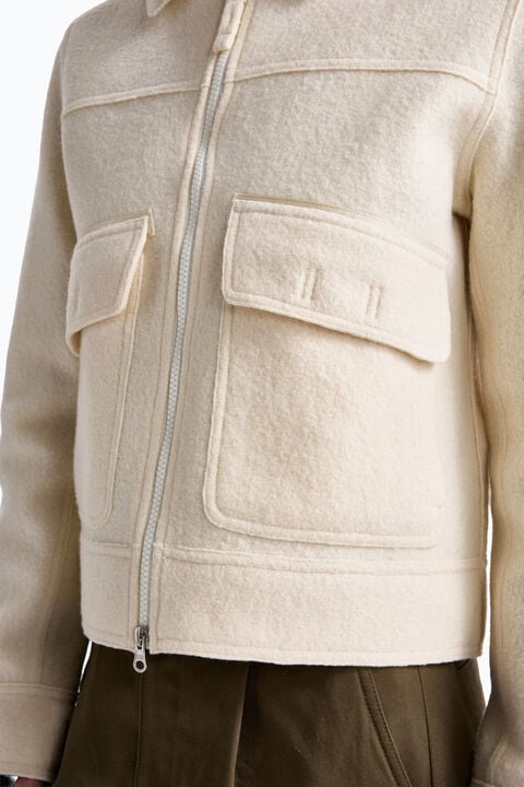 Parajumpers AMALU - WOOL JACKET BLACK 26WMPWJKLV31P690541