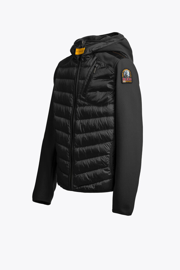Parajumpers NOLAN - HYBRID JACKET BLACK 25WMPBHYWU62PBH0541