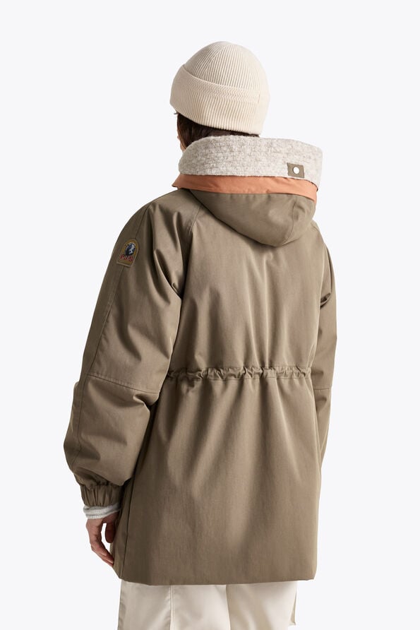 Parajumpers NARUSE - HOODED PARKA SLATE MUD - TANDORI 26WMPWJKBI32P66B070