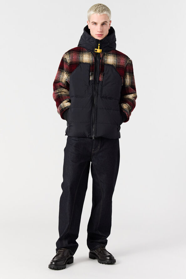 Parajumpers YOUNG - CURLY FLEECE HOODIE RED - BLACK - WHITE - BEIGE 25WMPMJKHP02P31M007