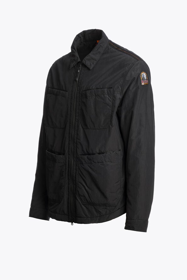 Parajumpers WISNER - PADDED OVERSHIRT BLACK 26WMPMOSQD01P330541