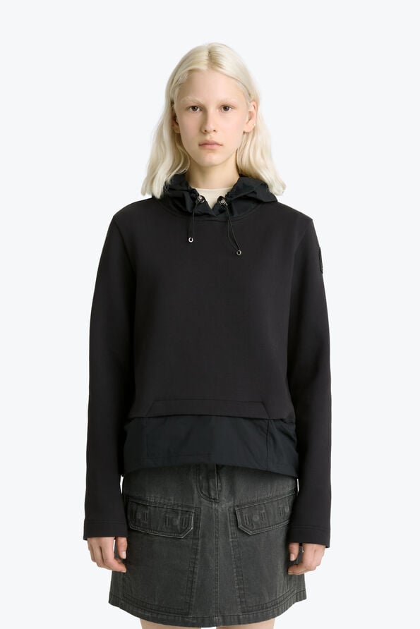 Parajumpers EDITA - HOODED SWEATSHIRT BLACK 26SMPWFLTZ31P790541