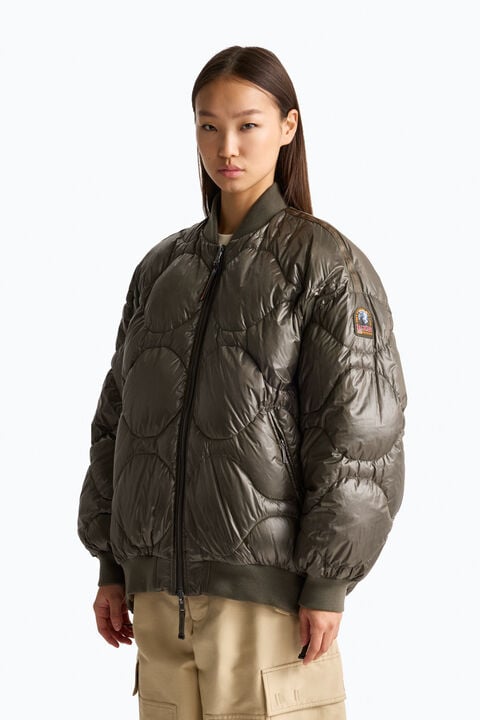 Parajumpers BOMB - REVERSIBLE BOMBER BLACK 26WMPWJKIN32P760541