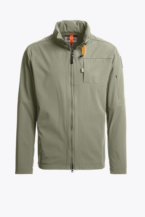 Parajumpers HOOPER - WINDBREAKER JACKET ASHEN SAGE 26SMPMJKEE02P030274