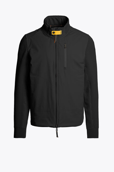 Parajumpers ZORBA - FULL-ZIP CARDIGAN BLACK 25WMPMHYKT02P360541