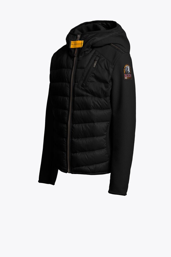 Parajumpers NOLAN - HYBRID JACKET BLACK 26WMPBHYWU62PBF0541