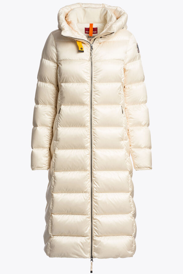 Parajumpers LEAH - HOODED DOWN JACKET WARM IVORY 26WMPWPUSX33P580132