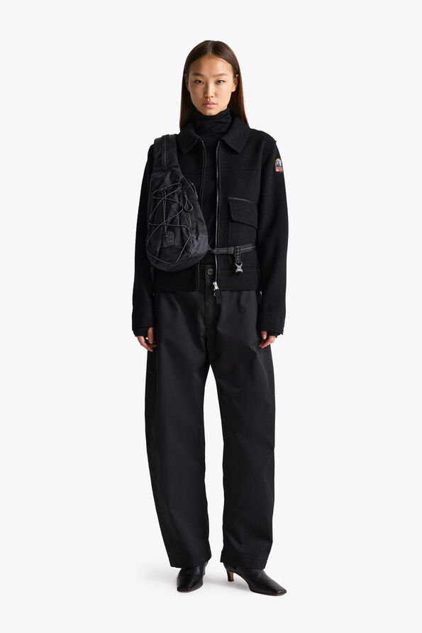 Parajumpers KEMP - CROSSBODY BAG BLACK SPEMPABABA020000541