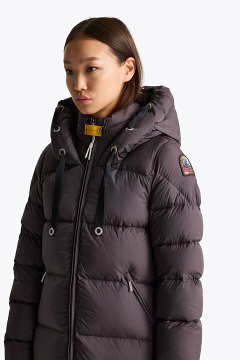 Parajumpers PANDA - LONG DOWN JACKET BLACK 26WMPWPUEL31P560541