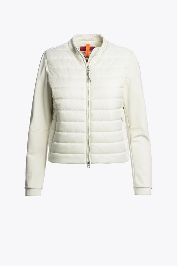 Parajumpers CORINA - HYBRID SWEAT MOSSY CHALK 26SMPWHYFP33P550277