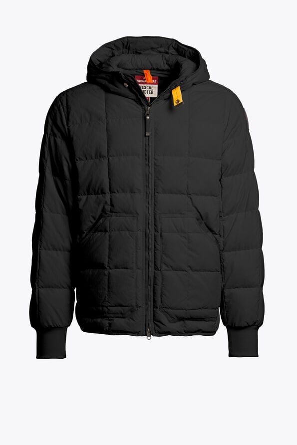 Parajumpers NIPAWIN - HOODED JACKET BLACK 26WMPMPUQD03P330541