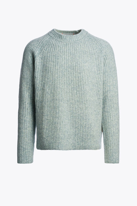 Parajumpers BARROW - CREWNECK SWEATER PURITAN GREY 25WMPMKNWK04P480104