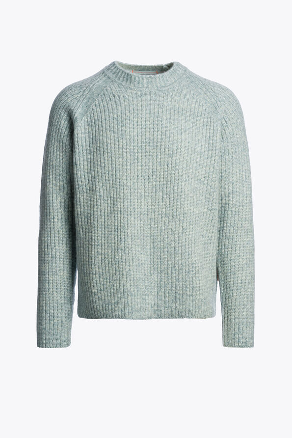 Parajumpers BARROW - CREWNECK SWEATER PURITAN GREY 25WMPMKNWK04P480104