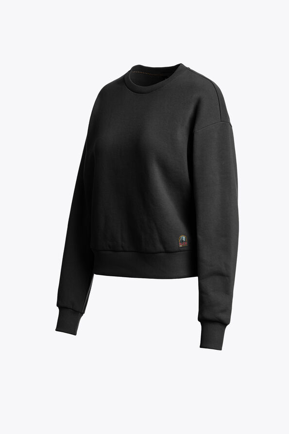 Parajumpers MATETSI - SWEATSHIRT COL ROND BLACK 26WMPWFLFJ31P650541