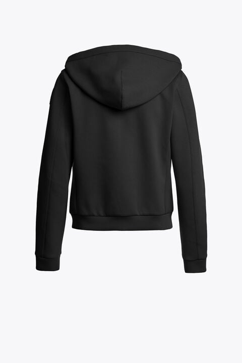 Parajumpers CAELIE - HYBRID SWEATSHIRT BLACK 26WMPWHYFP31P630541