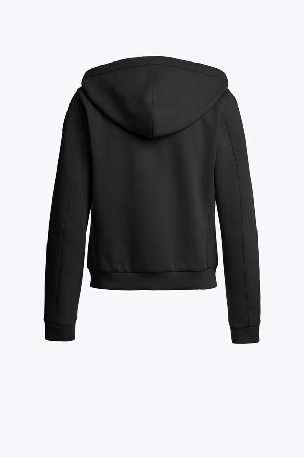 Parajumpers CAELIE - HYBRID-SWEATSHIRT BLACK 26WMPWHYFP31P630541
