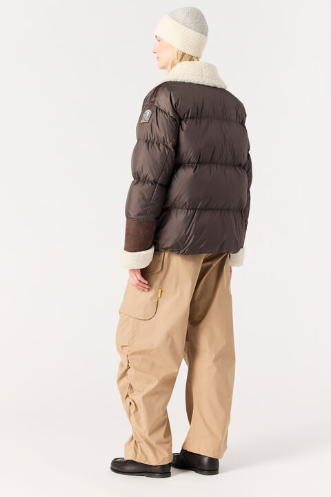 Parajumpers CHYNA - SHORT PUFFER EARTH BROWN 25WMPWJKHN31P690109