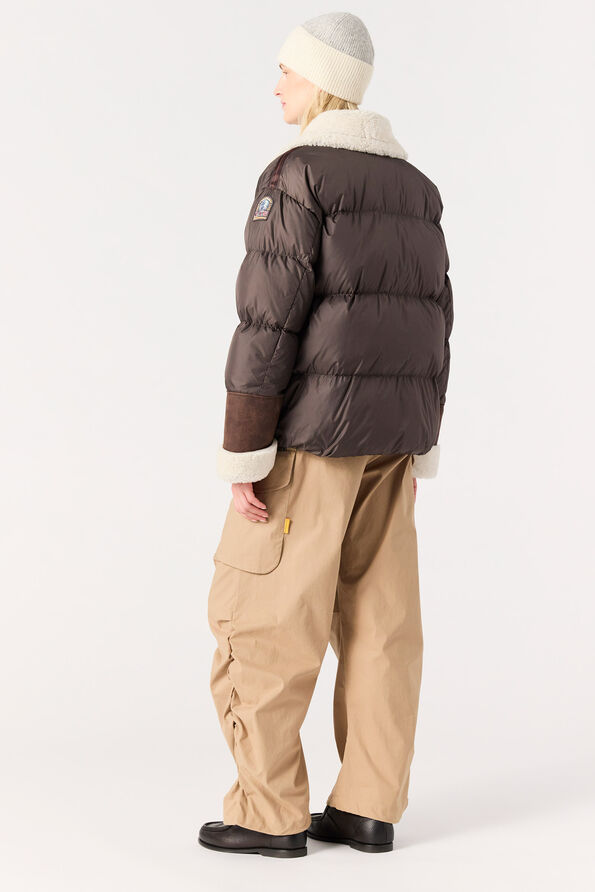 Parajumpers CHYNA - SHORT PUFFER EARTH BROWN 25WMPWJKHN31P690109