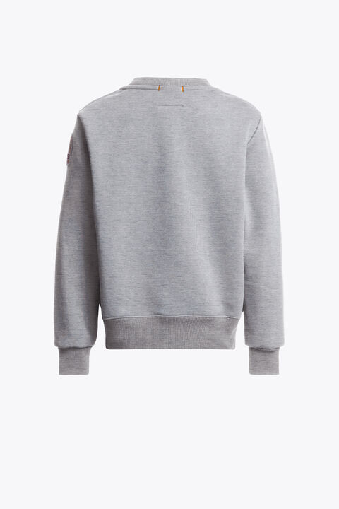 Parajumpers K2 - CREWNECK SWEATSHIRT ASH GREY MELANGE 26WMPBFLEY61PBI0608