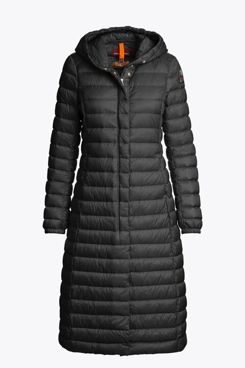 Parajumpers MAGALIE - EXTRA LONG DOWN JACKET BLACK 25WMPWPUSL37P800541