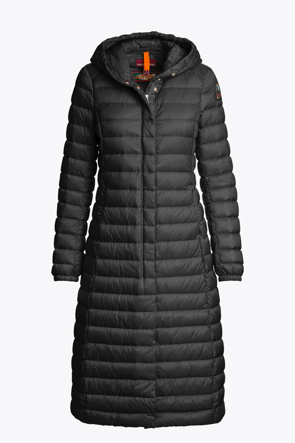 Parajumpers MAGALIE - EXTRA LONG DOWN JACKET BLACK 25WMPWPUSL37P800541