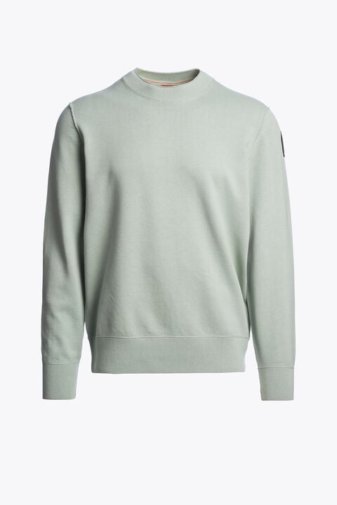 Parajumpers BASIC BRAW - TRUI MET RONDE HALS FRESH GREY 26SMPMKNKC04P070271