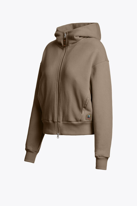Parajumpers VREDA - SWEATSHIRT &Agrave; CAPUCHE SLATE MUD 26WMPWFLFJ32P650128