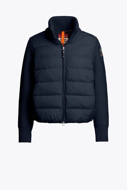Parajumpers MOONIE - HYBRID CARDIGAN BLUE NAVY 26WMPWHYHS35P620316