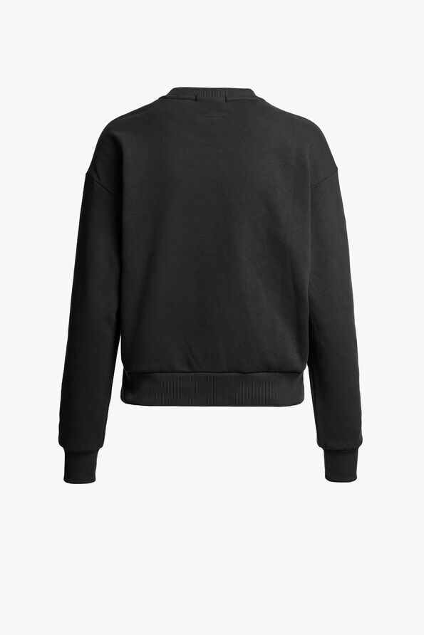 Parajumpers MATETSI - SWEATSHIRT COL ROND BLACK 26WMPWFLFJ31P650541