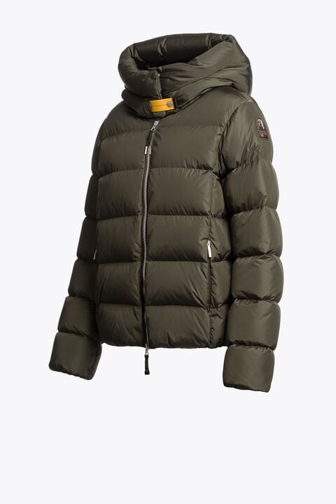Parajumpers JINNY - SHORT DOWN JACKET TAGGIA OLIVE 26WMPWPUTT32P590218