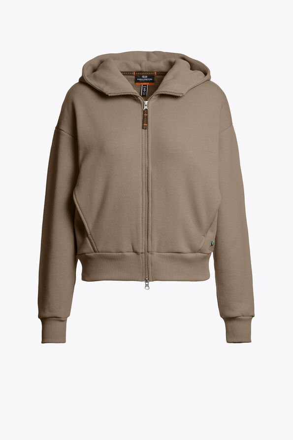 Parajumpers VREDA - SWEATSHIRT &Agrave; CAPUCHE SLATE MUD 26WMPWFLFJ32P650128