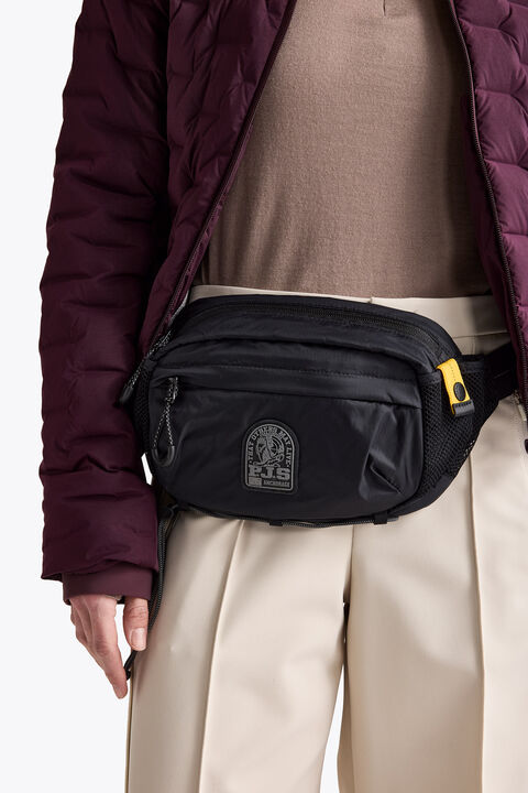 Parajumpers EDRIC - BUM BAG BLACK SPEMPABABA040000541