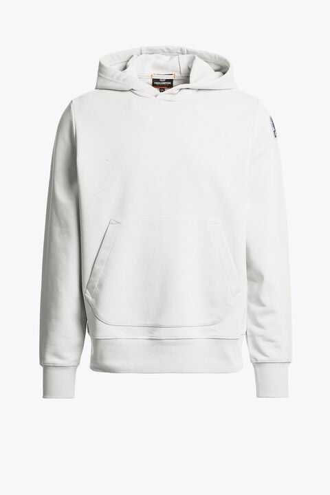 Parajumpers EVEREST - HOODED FLEECE WHITE 26SMPMFLEY22P100501