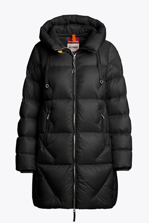 Parajumpers JANET - HOODED DOWN JACKET BLACK 25WMPWPUHY33P730541