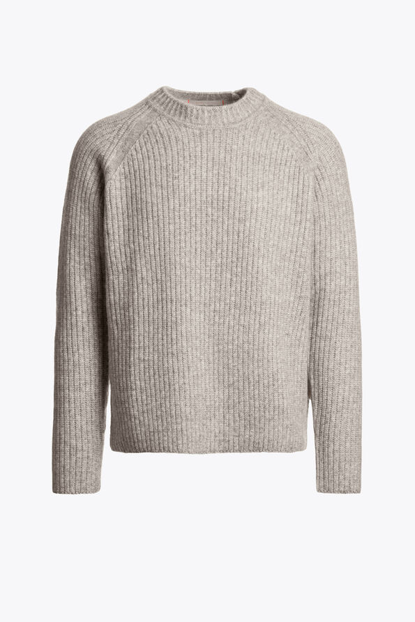 Parajumpers BARROW - CREWNECK SWEATER CHATEAU GREY 25WMPMKNWK04P480110