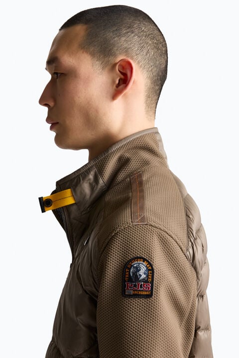 Parajumpers JAYDEN - HYBRID JACKET MID GREY 26WMPMHYWU01P100137