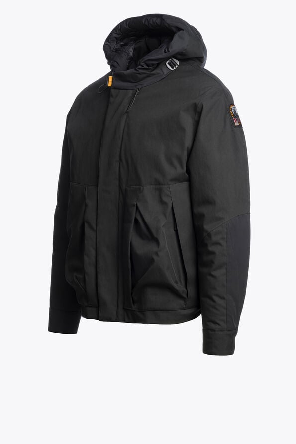 Parajumpers KOUGE - HOODED PUFFER BLACK 26WMPMJKBI01P220541