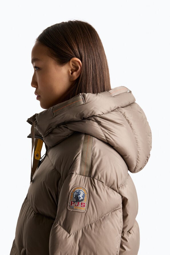 Parajumpers TILLY - HOODED DOWN JACKET SLATE MUD 26WMPWPUHY32P570128