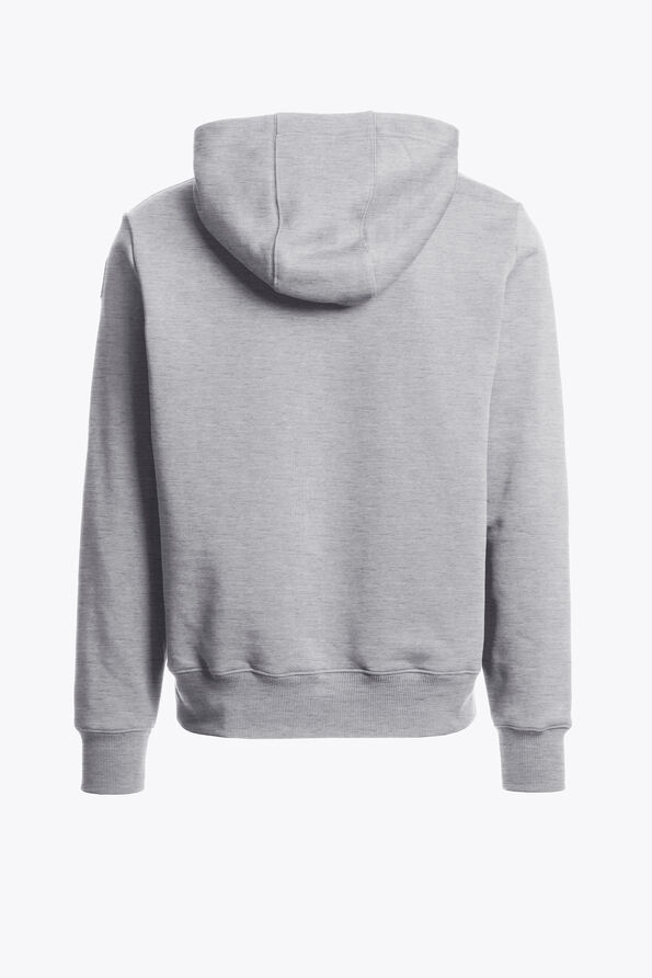 Parajumpers EVEREST - HOODED SWEATSHIRT ASH GREY MELANGE 26WMPMFLEY22P160608