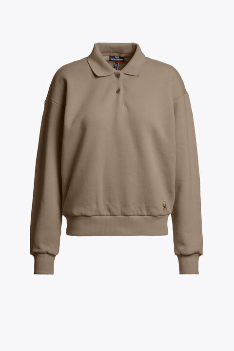 Parajumpers SARANDA - POLO MANCHES LONGUES SLATE MUD 26WMPWFLFJ33P650128