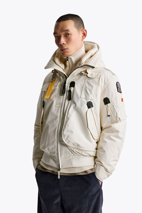 Parajumpers GOBI - HOODED BOMBER BLACK 26WMPMJKMA01P010541