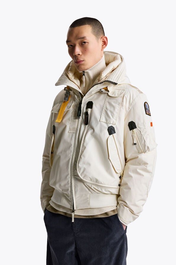 Parajumpers GOBI - HOODED BOMBER BLACK 26WMPMJKMA01P010541