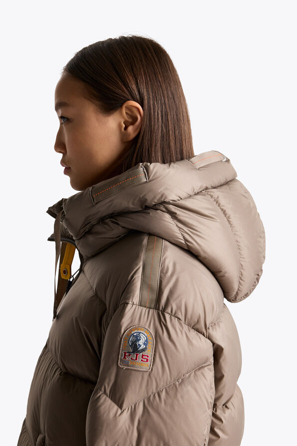 Parajumpers TILLY - フードダウンジャケット SLATE MUD 26WMPWPUHY32P570128