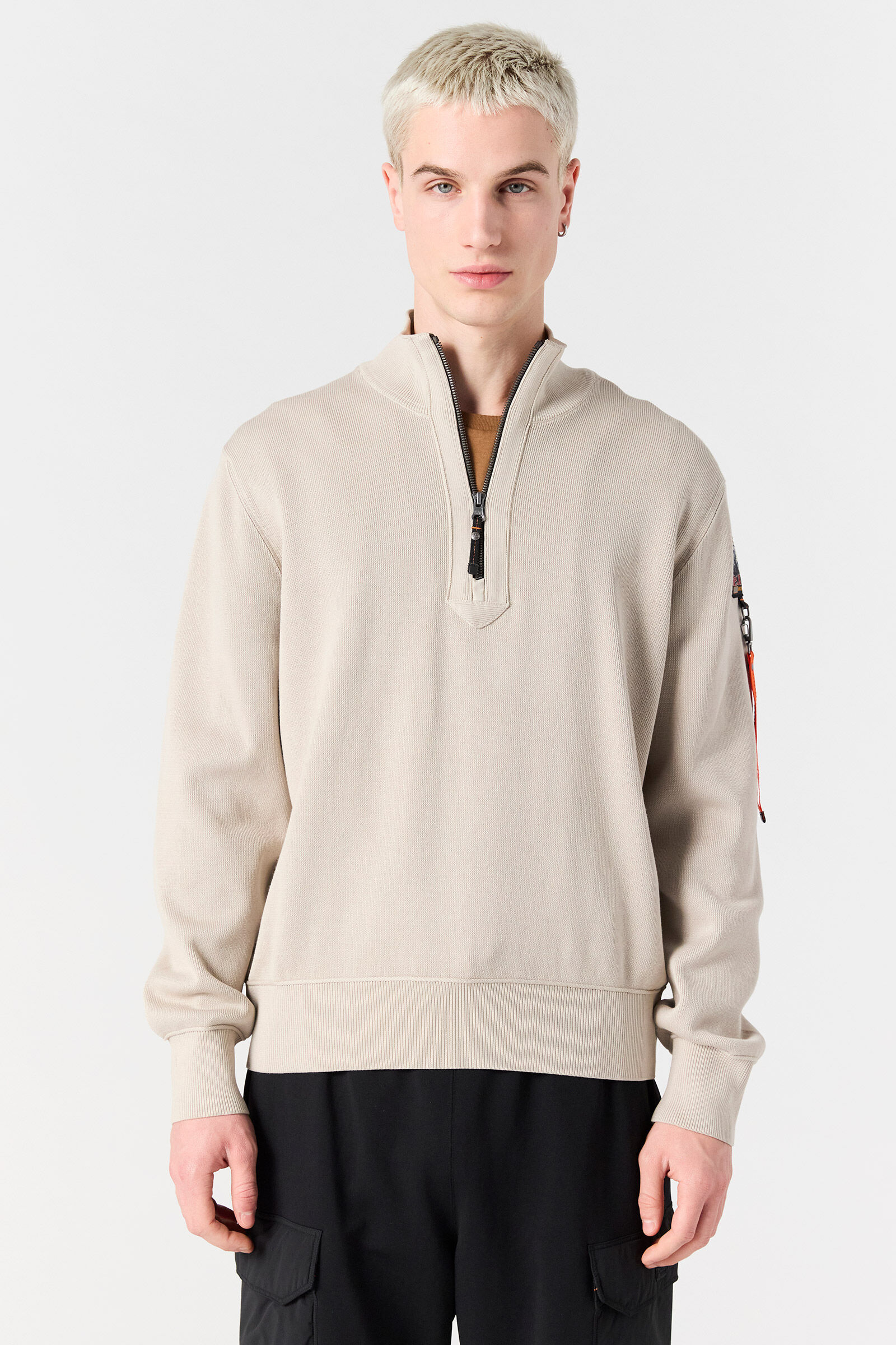 即完！キャプテンズヘルム BI COLOR MOCK NECK PULLOVER